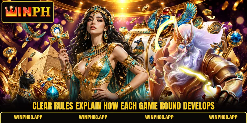 Clear rules explain how each game round develops