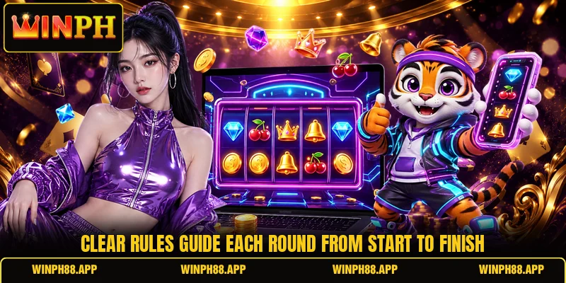 Clear rules guide each round from start to finish
