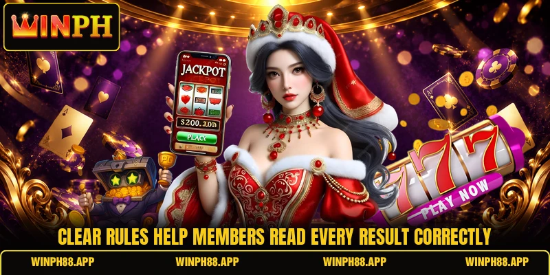 Clear rules help members read every result correctly