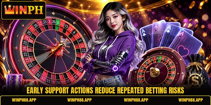 Early support actions reduce repeated betting risks Early support actions reduce repeated betting risks