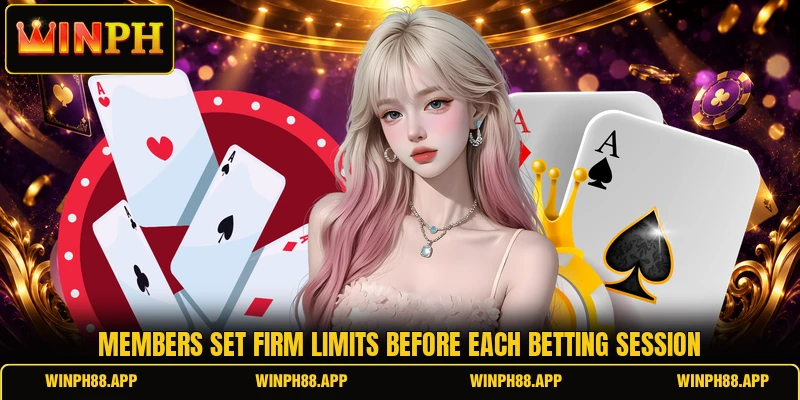 Members set firm limits before each betting session
