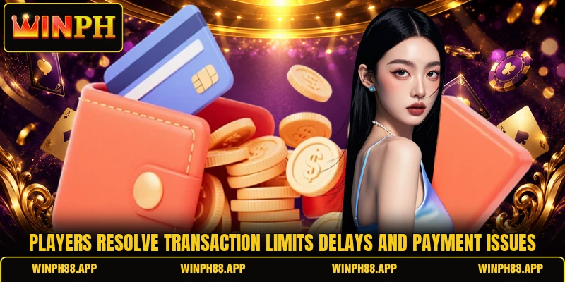 Players resolve transaction limits delays and payment issues Players resolve transaction limits delays and payment issues