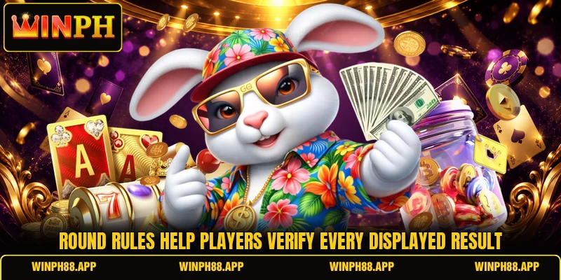 Round rules help players verify every displayed result